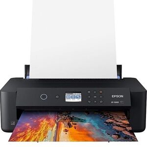 Epson Black Wireless Printer with Color Display